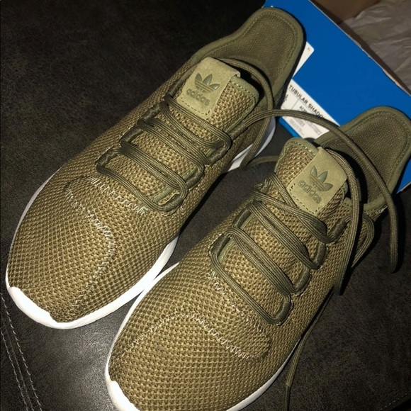 adidas tubular olive green